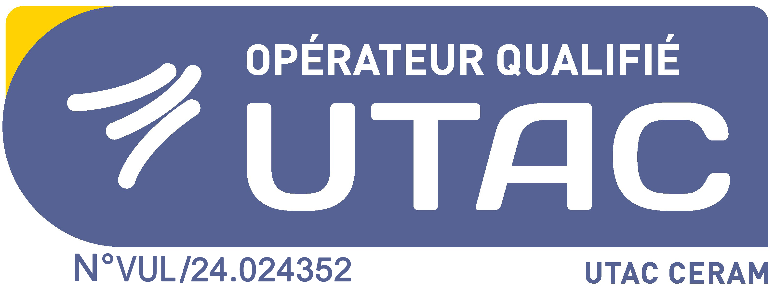 Opérateur qualifié UTAC sur VUL SAS BADOURES